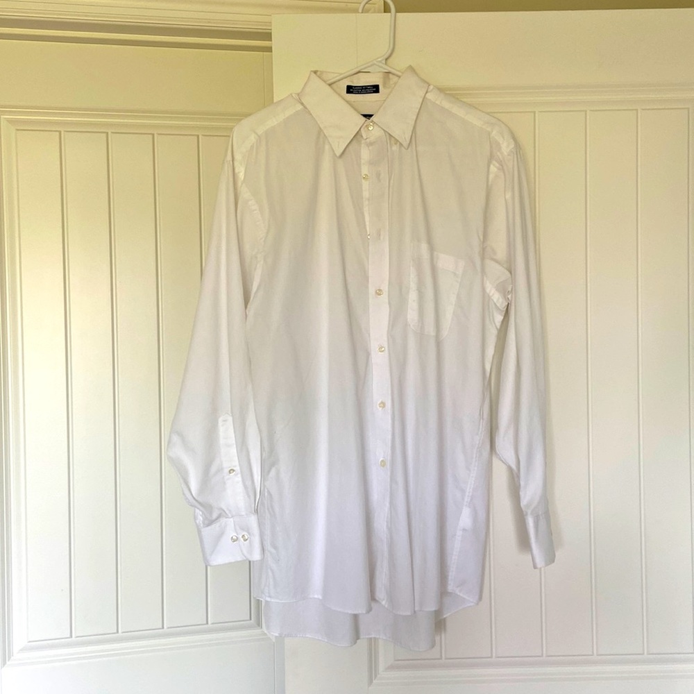 White men’s dress shirt